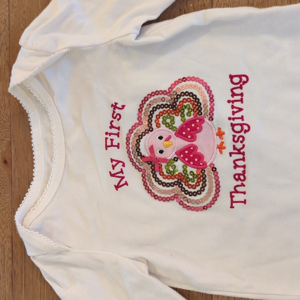 My First Thanksgiving Onesie Bodysuit